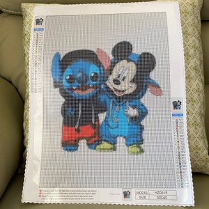 5D Diamond Painting Disney Lilo & Stitch X-626 Graffiti Cartoon Love Full  DIY Hand Mosaic Embroidery Kids Room Home Decor Gifts