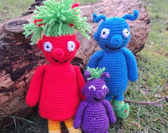 The Smeds and The Smoos Crochet *PATTERN ONLY* - Bill, Janet & Baby