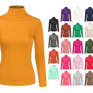 Rust Orange Knit Long Sleeve Turtleneck Sweater | Womens | X-Large (Available in XS, S, M, L) | Lulus