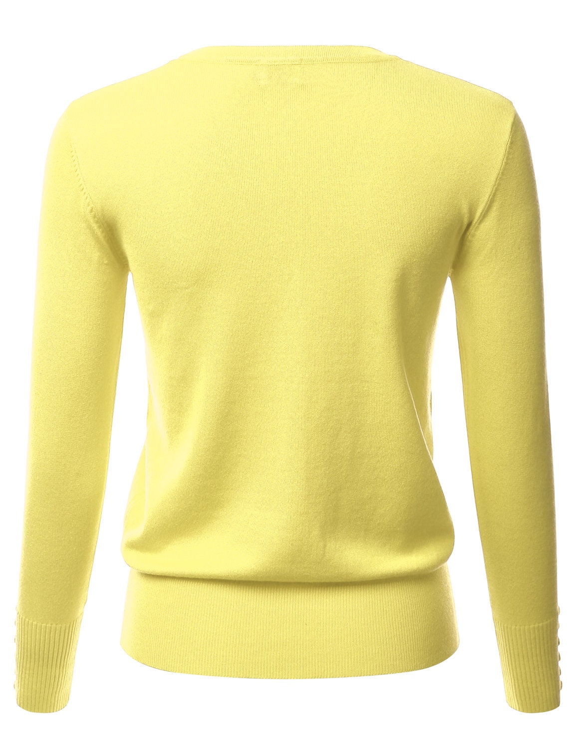 DANIBE Women's V-neck Long Sleeve Button Down Sweater - Etsy