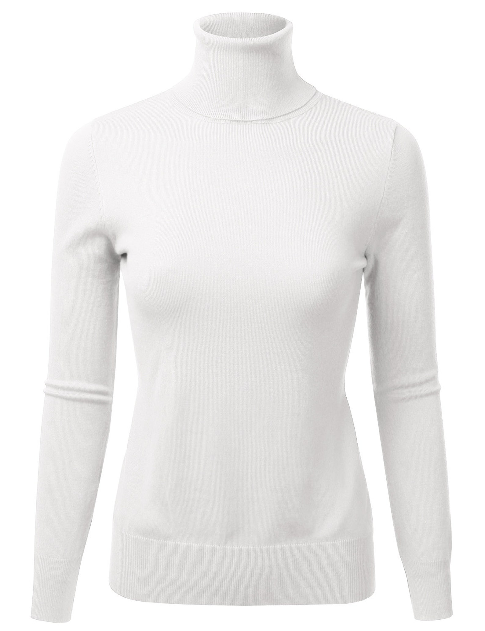 DANIBE Women's Long Sleeve Pullover Turtleneck Slim Fit - Etsy