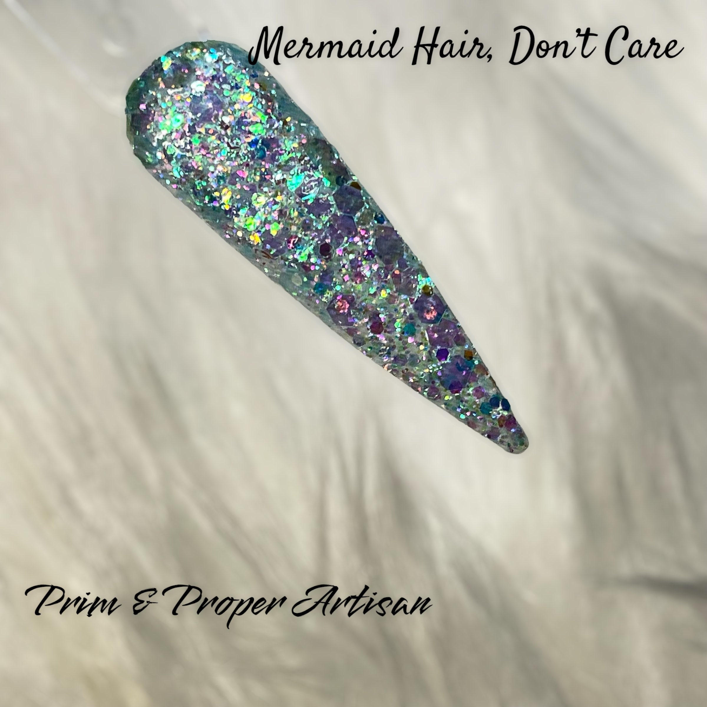 Mermaid Hair Dont Care Nail Dip Powder. Multi Glitters - Etsy Mermaid Hair Dont Care Nail Dip Powder. Multi Glitters - Etsy