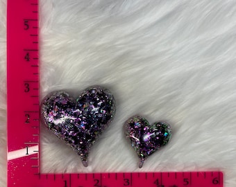 Opal/marble heart nailfie prop. Opal heart. Marble heart. Nailfie. Nailfie prop. Unique nailfie prop. Hearts. Resin art.