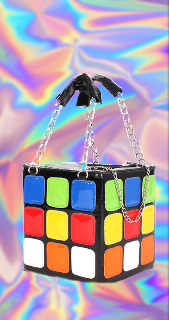 Rubix Cube Box Handbag