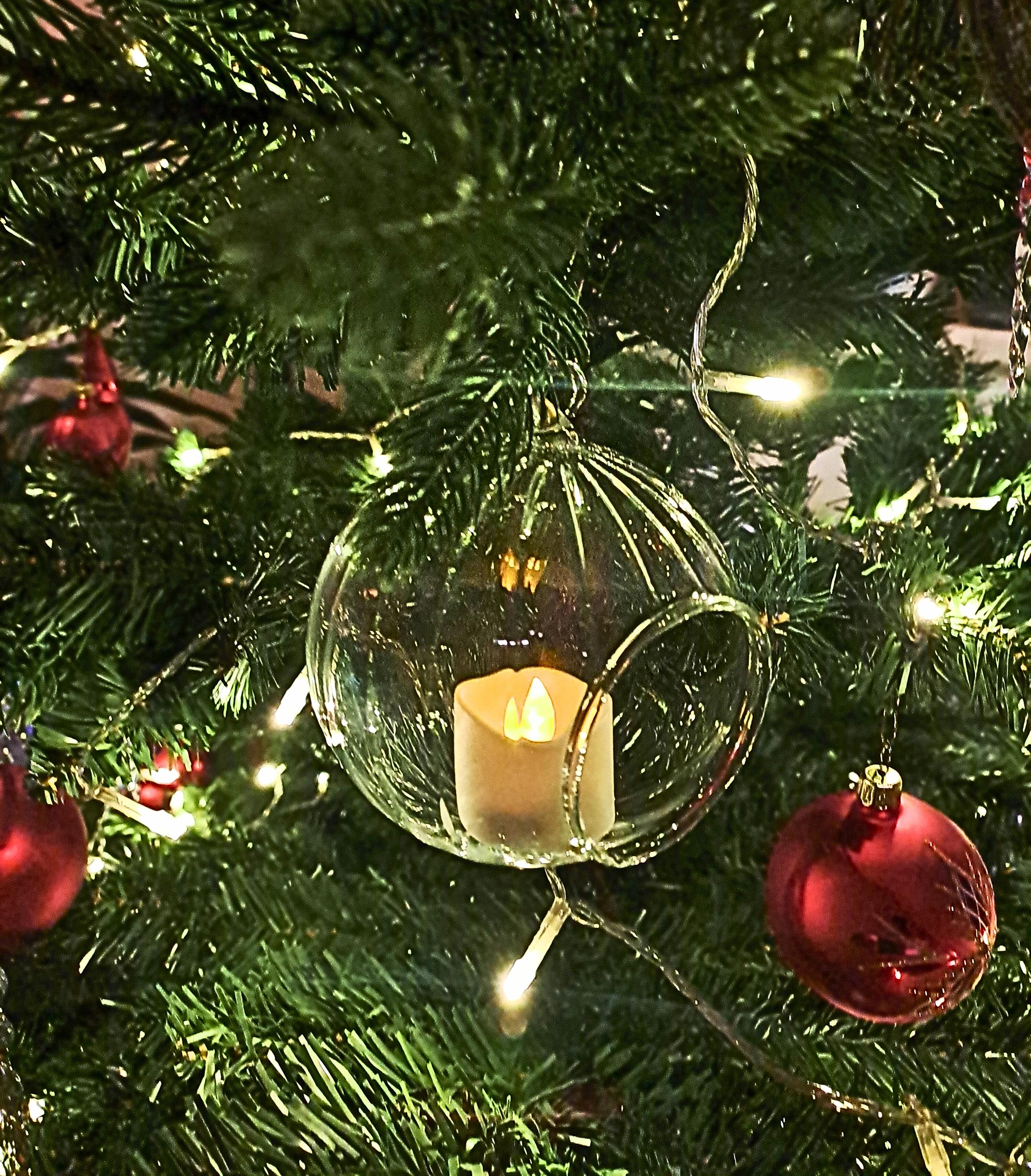 Hängende glaskugel