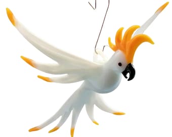 Hanging bird cockatoo, various colors