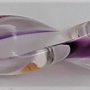 Glasfeder Tintenschreiber Glasschreiber im Geschenketui H 8 lila Bild 2