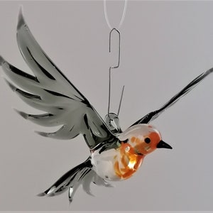 Hanging bird robin - bird of the year 2021-, different variants