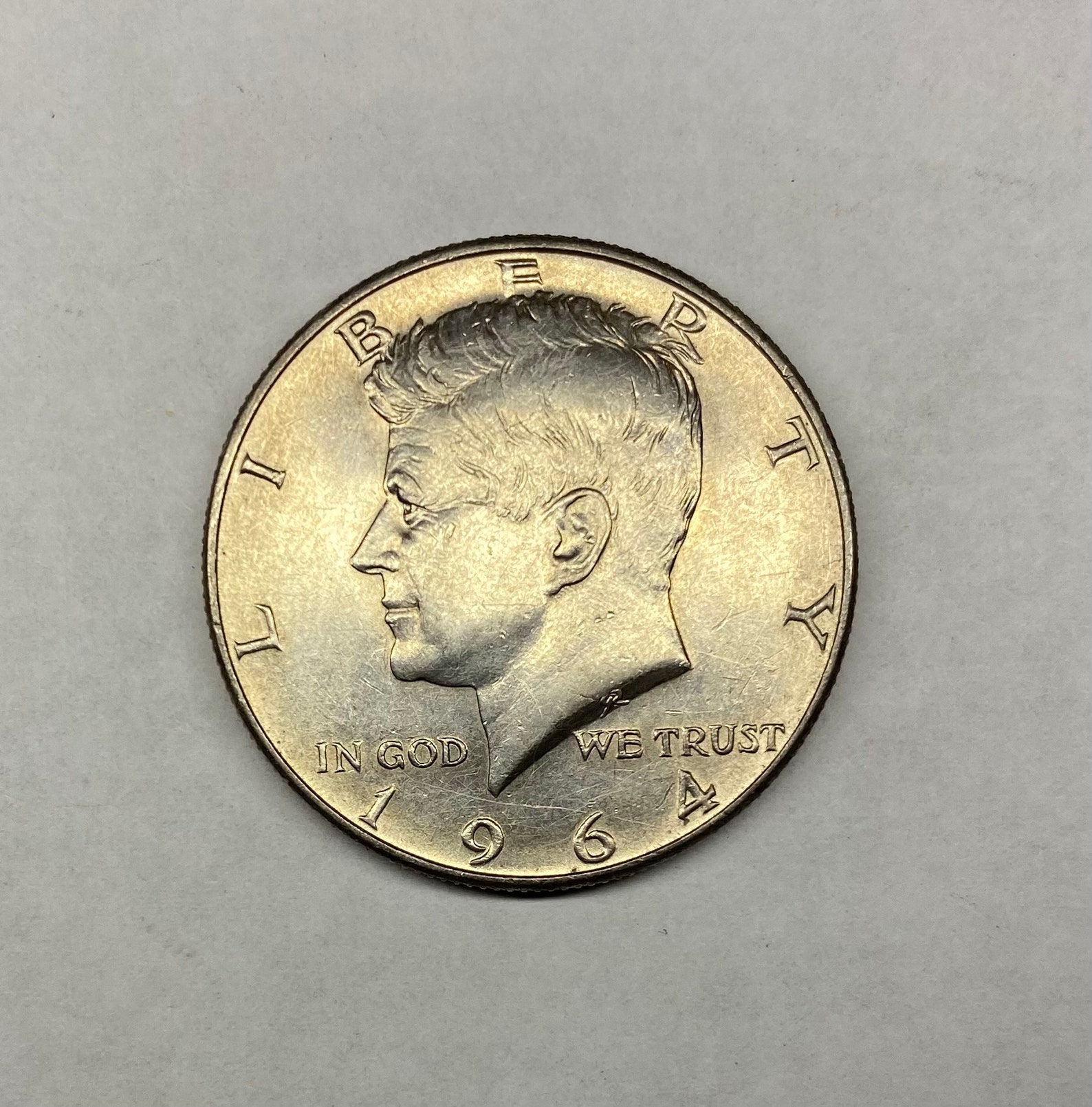 1964 Kennedy Silver Half Dollar With D Mint Mark With Errors Etsy