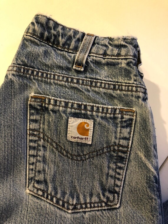 VTG 1990's denim mid-waist carhartt pants