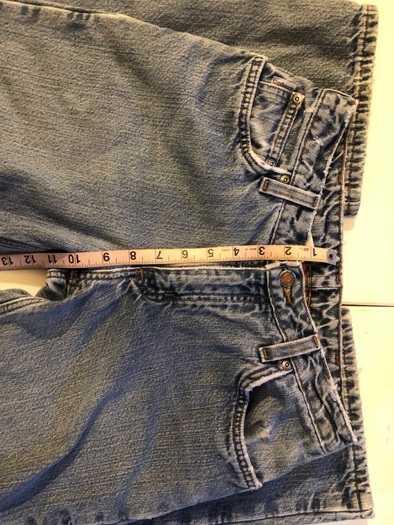 VTG 1990's denim mid-waist carhartt pants - image 7