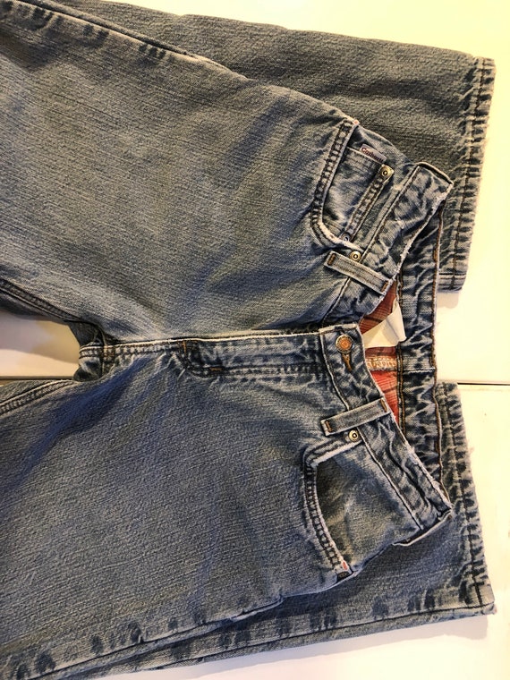 VTG 1990's denim mid-waist carhartt pants - image 9
