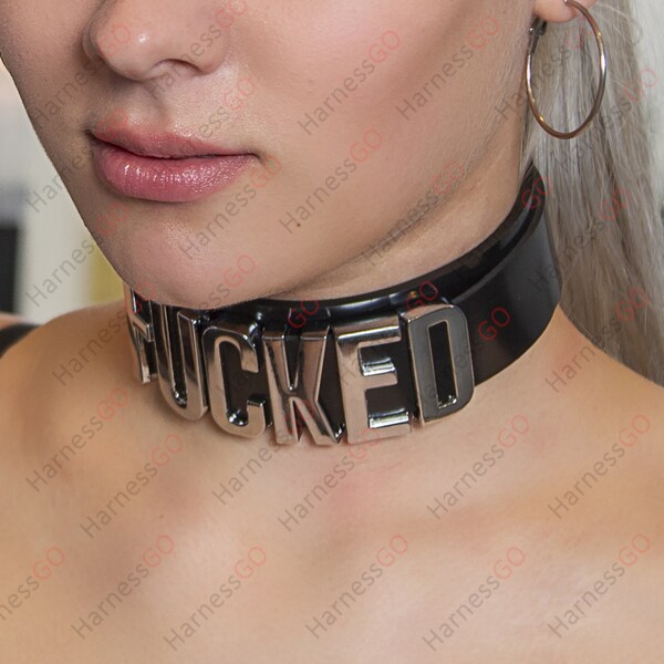 Baby Pnk Slave Leather Bdsm Choker Slut Neck Collar Leash Choker Adult