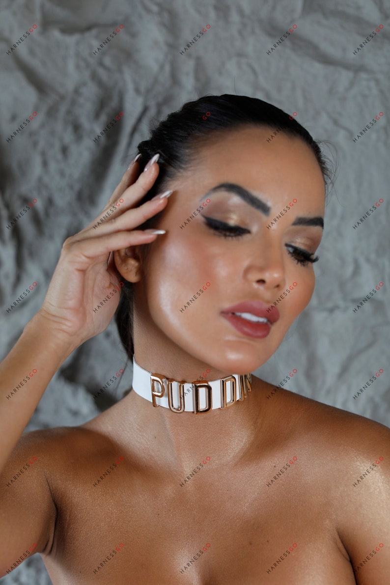 Name Necklace, Choker Name, Custom Name Choker, Name Choker, Name Collar, Choker Necklace, Choker Collar, Day Collar, Collars For Subs image 3