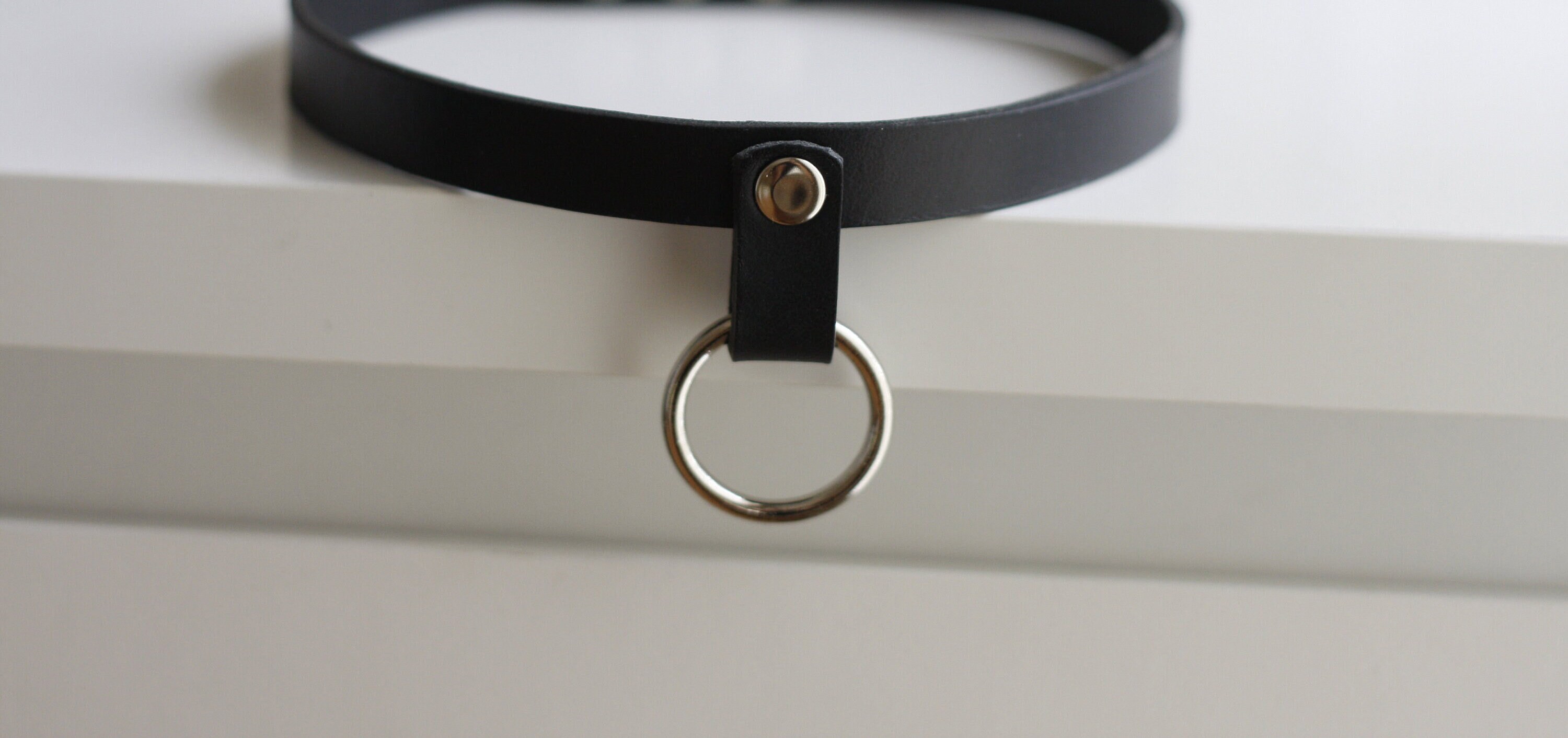 ORing Choker Schwarz/Pink/Rot D Ring Choker Leder Choker Etsy