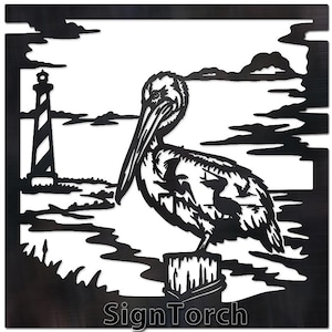 Pelikan Szene Vektor DXF SVG CNC Plotterdatei Laser Fräser Cricut Silhouette Schnitt