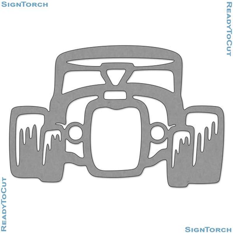 Rat Rod Rear Svg Hotrod Car Ratrod Plasma DXF SVG Files 33 Ready to Cut Designs for Cnc ...