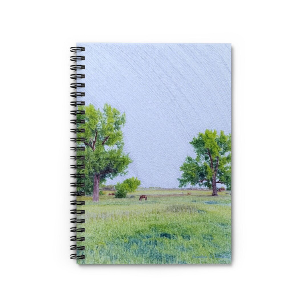 Nature Landscape Spiral Notebook - Etsy