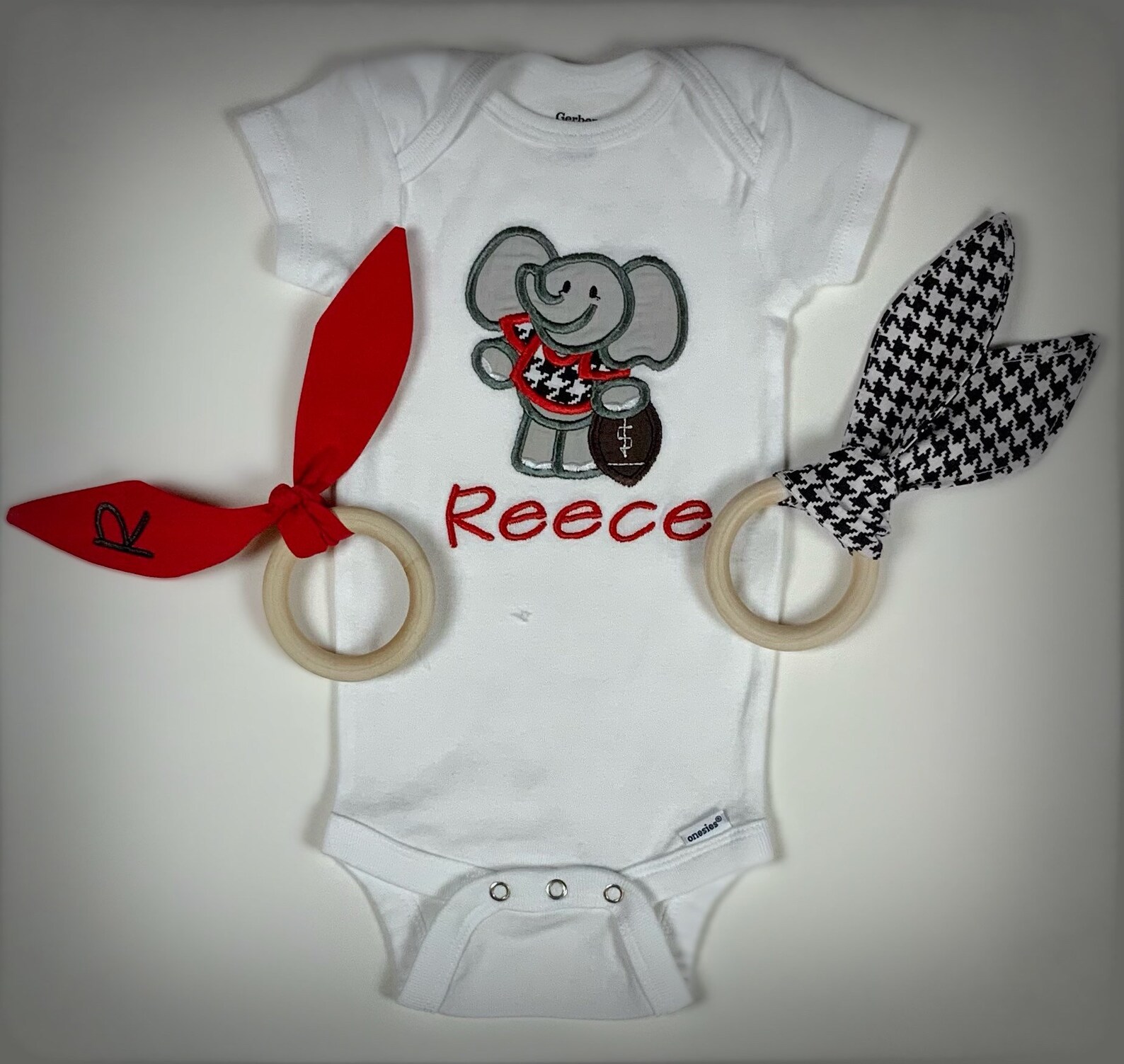 Alabama Football Baby Onesie/ personalized football Baby Etsy