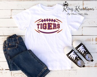 Tigers  Football T-shirts, youth, toddler T-shirt, Football T-shirt for Boys and girls