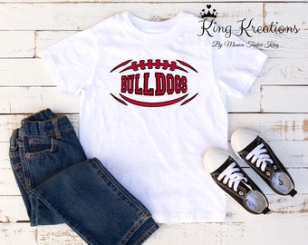 Bulldogs  Football T-shirts, youth, toddler T-shirt, Football T-shirt for Boys and girls