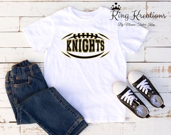 Knights Football T-shirts, youth, toddler T-shirt, Football T-shirt for boys and girls