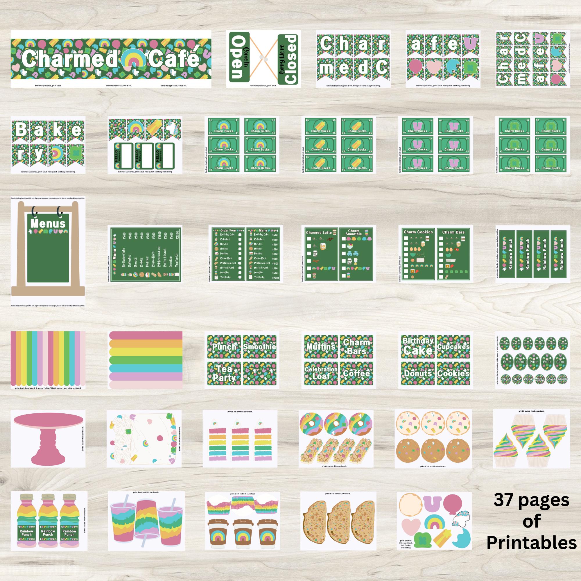 St. Patrick's Day Charmed Cafe Dramatic Play Printables (instant ...