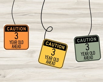 Construction Caution Birthday Party Hanging Decorations, Instant Download, Construction Truck Party Printable,