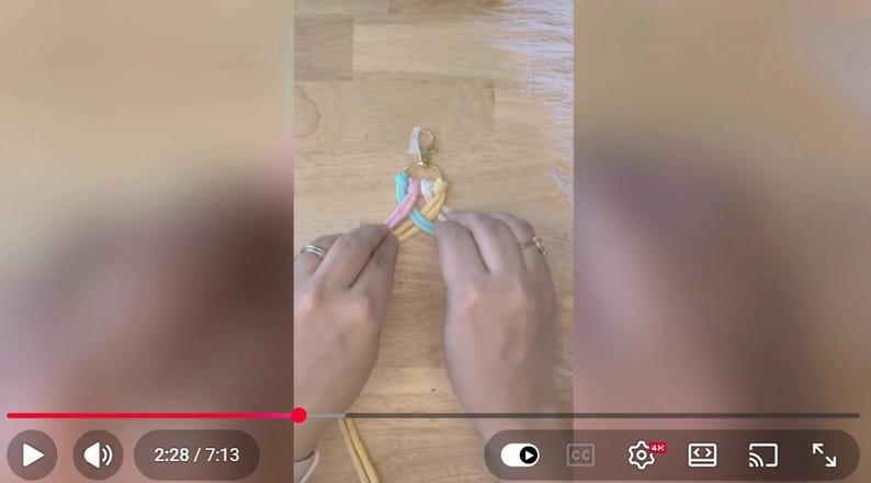 Step by step video tutorial