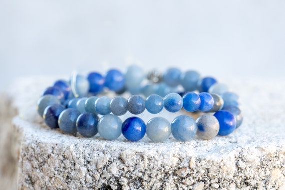 Blue Aventurine Gemstone Crystal Healing Bracelet