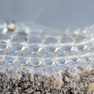 Clear Quartz Gemstone Crystal Healing Bracelet