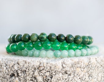 Jade Gemstone Crystal Healing Bracelet