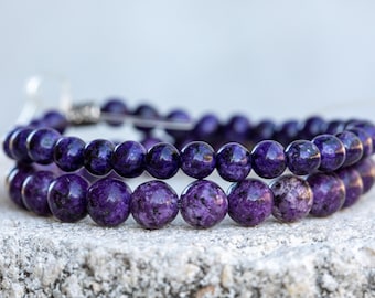 Charoite Gemstone Crystal Healing Bracelet