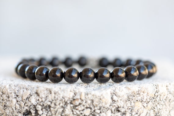 Shungite  (EMF Frequency Blocker) Gemstone Crystal Bracelet