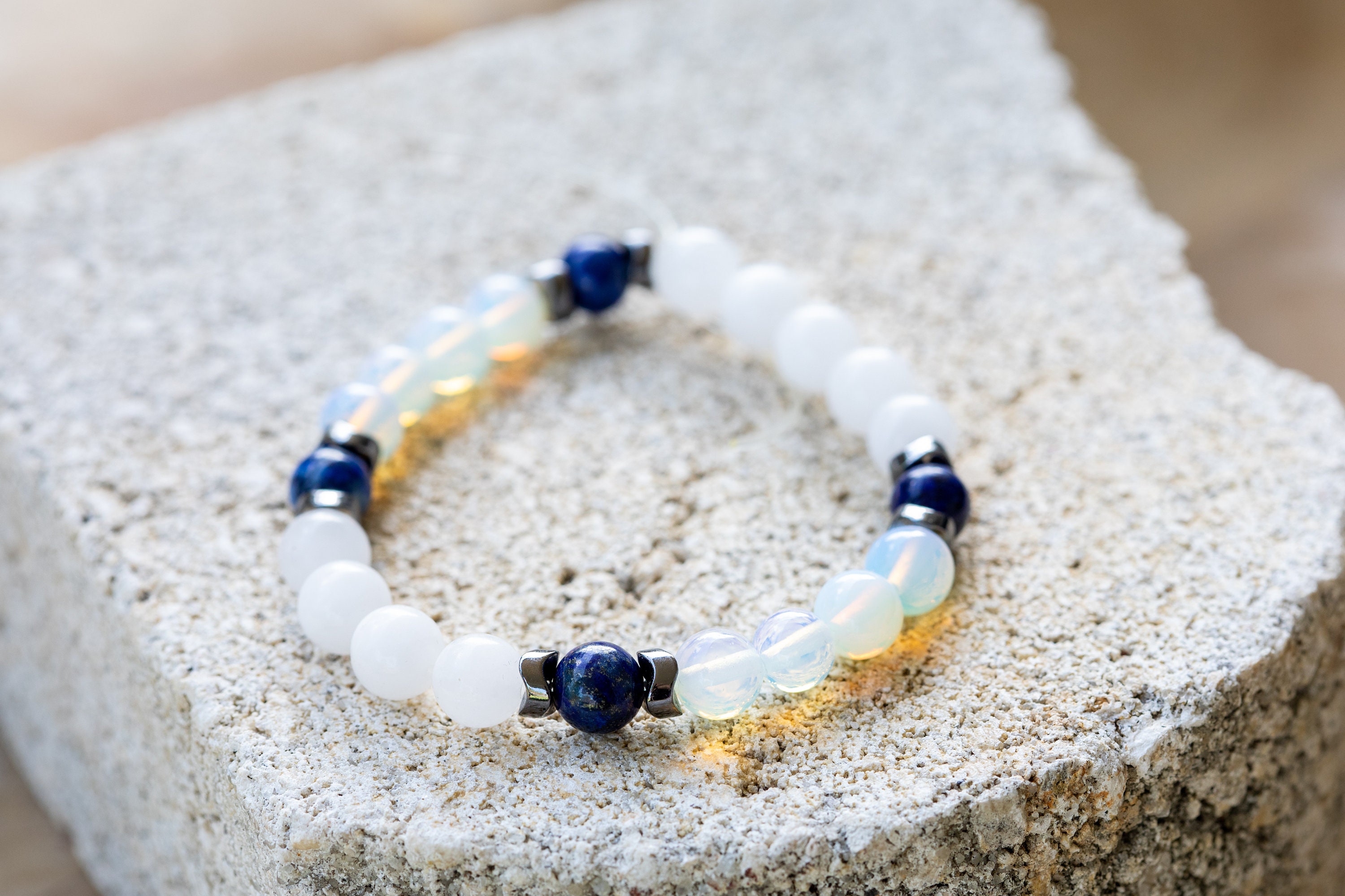 Libra Zodiac Gemstone Crystal Bracelet - Etsy