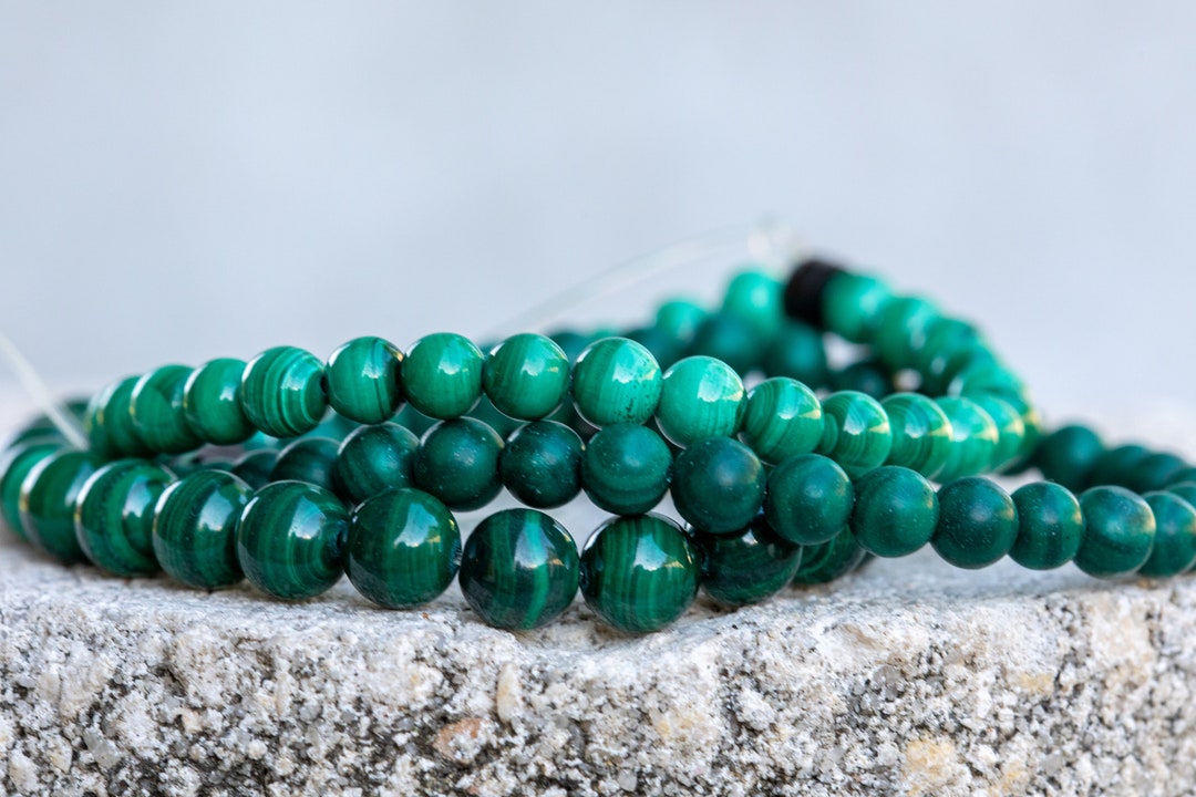 Malachite 10mm Beads Bracelet – Hope with Priyanka