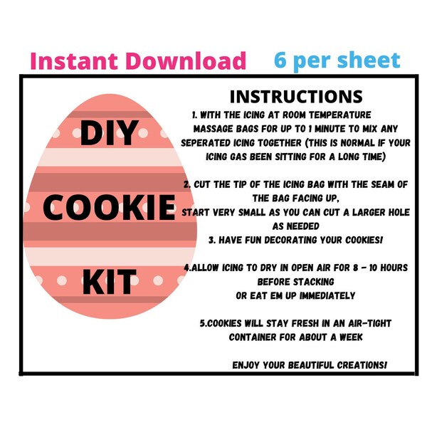 Diy Cookie Kit Etsy