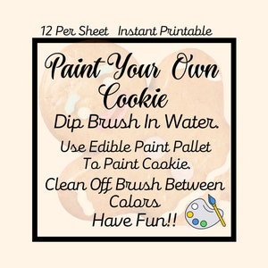 PAINT Your Own COOKIE 2 5 quot X 2 5 quot - Il 300x300.4459015712 5zyz