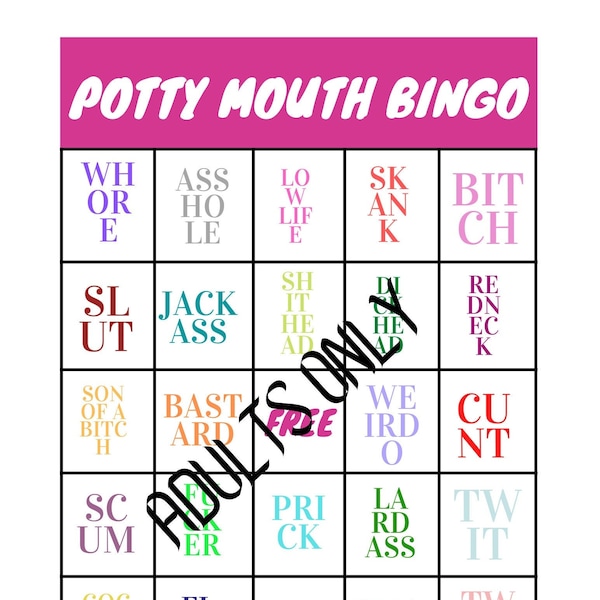 Potty Mouth Etsy