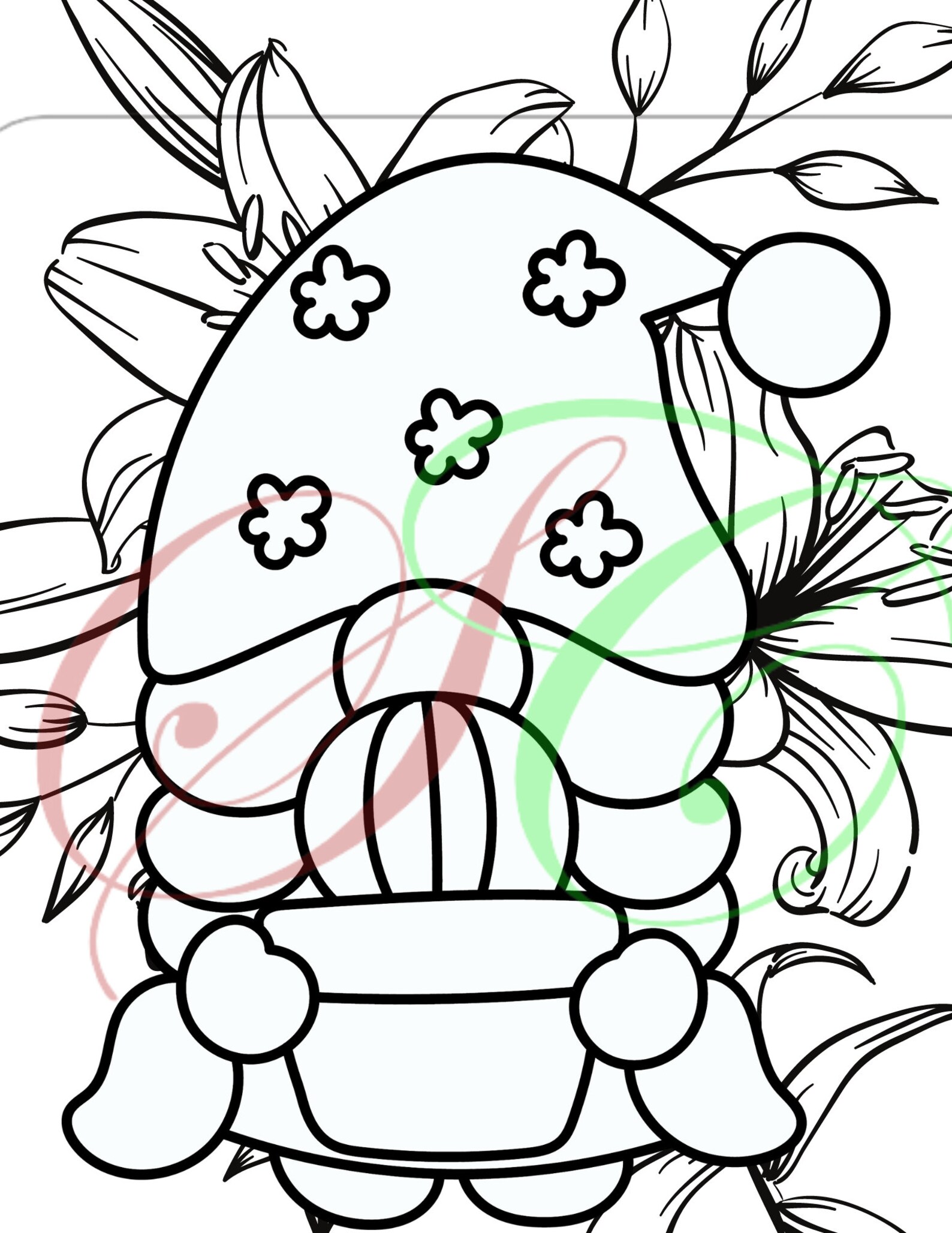 Mandala Gnomes Coloring Pages for Adults and Kids 57 Gnome - Etsy