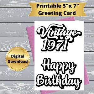 Cartões de aniversário engraçados para download digital, download instantâneo de cartão de aniversário para impressão, downloads digitais de cartão de aniversário, cartões de aniversário instantâneos, 73