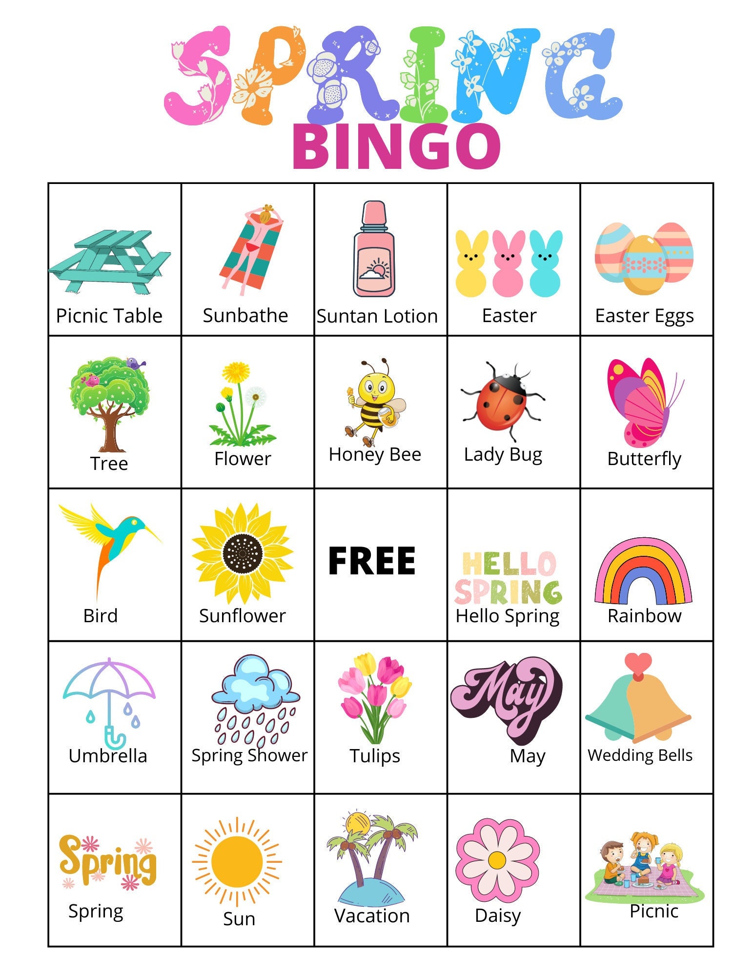 Spring Bingo Game, Animal Bingo Game/animal Bingo Game/bingo With Animals/spring Bingo/kids Party Game/kids Springtime Party Game - Etsy spring-bingo-game-animal-bingo-game-animal-bingo-game-bingo-with-animals-spring-bingo-kids-party-game-kids-springtime-party-game-etsy