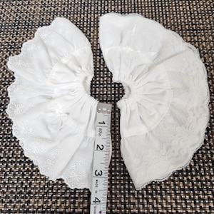 White {3-1/2 inch} half-slip petticoat for 12-1/2&quot; dolls such as Siblies