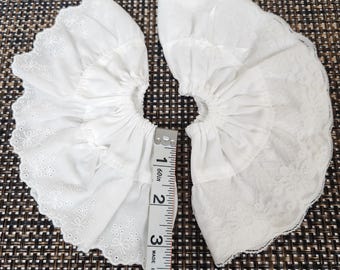 White {3-1/2 inch} half-slip petticoat for 12-1/2" dolls such as Siblies