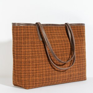 Amber Crosshatch Ravenna Tote image 1