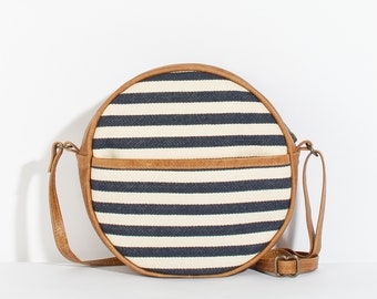 Sailor Stripe - Monaco Circle Bag