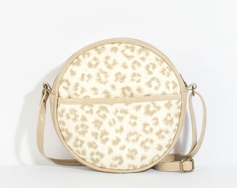 Neutral Leopard - Monaco Circle Bag