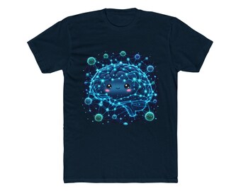 AI Neural Network Brain Digital Intelligence Art Tee