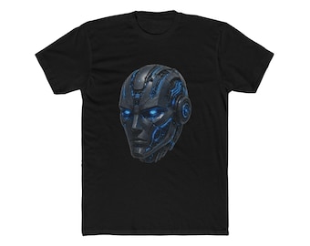 AI Robot Futuristic Portrait Synthetic Humanoid Tee