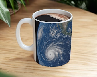 Earth View From Space Home Planet Ceramic Mug